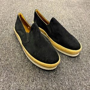 Black Espadrilles Flats